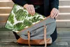 MuchoWow® Laptop Hülle 14 ZollBlätter - Weiß - Muster - Produktbild-Vorschau 6