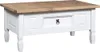 Couchtisch Mexiko-Stil Kiefernholz Weiß 100x55x44 cm Produktbild-Vorschau 1