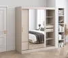 Schiebetürenschrank 180x200 Hermes, Kaschmir, Spiegel, Produktbild-Vorschau 4