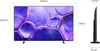 Front and side views of a television with dimensions indicated. Náhled obrázku produktu