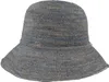 Fiebig Damen Strand-Glocke aus Raffia Stroh in blau