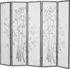 Homestyle4u Paravent Raumteiler 5 teilig|Sichtschutz|Holz Produktbild-Vorschau 7