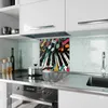 Küchenrückwand Spritzschutz Glas mit Motiv Musiknoten Produktbild-Vorschau 2