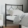 vidaXL Ersatz-Kopfteil Metall Schwarz 80 cm Produktbild-Vorschau 2