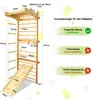 XINZI Ensemble d'espalier multifonctionnel pour enfants Mur Voir les images du produit 2