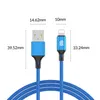 USB-A auf iPhone Nylon Kabel Typ A Ladekabel für iPhone - Produktbild-Vorschau 7
