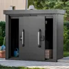GFP Primeyard Armadio da esterno in metallo 135x55x112 cm Anteprima dell’immagine prodotto 2