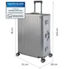 Travelhouse Tokyo Alu Reisekoffer Silber XL-78cm Produktbild-Vorschau 11