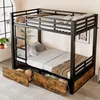Letto a castello Flieks 90x200 cm con 2 cassetti, letto a Anteprima dell’immagine prodotto 2