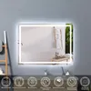 LED Badezimmerspiegel mit Knopfschalter Beschlagfrei 3 Produktbild-Vorschau 2