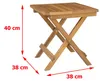 Set di 3 pezzi: poltrona reclinabile in legno pieghevole in Anteprima dell’immagine prodotto 9