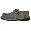 PAULGOS Trachtenschuhe Antik Echt Leder Haferlschuhe Haferl Produktbild-Vorschau 3