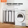 Chariot de tri du linge à 4 compartiments, panier à linge Voir les images du produit 2