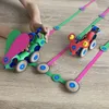 Clixo magnetisches Bauspiel – Modelle mit Rädern (72 Teile) Produktbild-Vorschau 12