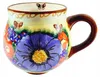 Set van 4 Silezisch patroon mok, grote keramische 380ml Productafbeelding-voorbeeld 2