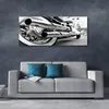 Modernes Gemälde auf Leinwand - Leinwandbilder - Motor Art Produktbild-Vorschau 3