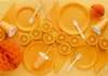 Servietten Uni 20Stk./33x33cm | Orange Produktbild-Vorschau 3