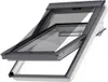 A VELUX skylight awning is shown against a white background. Voir les images du produit