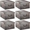 Aufbewahrungsboxen - 51 x 37 cm - Grau - Weiß - recycelter Produktbild-Vorschau 1