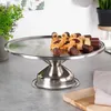 Elegante piatto da portata con piede in acciaio inox per Anteprima dell’immagine prodotto 8