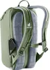 The back view of a green Deuter backpack with a phone in a side pocket. Produktbild-Vorschau