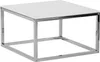 BELIANI Couchtisch 2er Set Weiß mit Silber Glastischplatte Produktbild-Vorschau 6