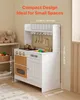 Cuisine jouet VEVOR pour enfants, cuisine réaliste en bois Voir les images du produit 8