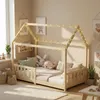 Lettino per bambini 80x160 cm con protezione anticaduta e Anteprima dell’immagine prodotto 1