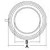 Plafonnier LED encastrable en laiton 138 mm Osculati Voir les images du produit 5