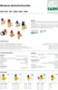 A product catalog page showing various safety valves and their specifications. Anteprima dell’immagine prodotto