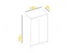 Easy4You N5 100 cm Sonoma Schiebetüren Kleiderschrank Produktbild-Vorschau 6