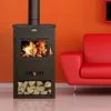 Poêle à bois avec compartiment à bois PRITY K2 CP 10kW Voir les images du produit 2