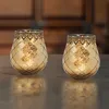 Vintage Kerzenglas Laterne als Outdoor Windlicht gold in 18 Produktbild-Vorschau 6