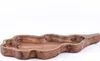 Serveertablet van akaziahout, notenhouder, model "Leaf", Productafbeelding-voorbeeld 4