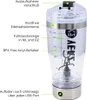 YEAZ CYCLONE - Elektrischer Mixer USB 450ml TRANSPARENT Produktbild-Vorschau 6
