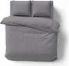 3-tlg Premium Damast Bettwäsche 200x200 + 80x80 cm mit YKK Produktbild-Vorschau 1