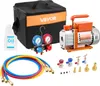 Pompa per vuoto VEVOR con manometro, 3,5 CFM 99 L/min, 180 Anteprima dell’immagine prodotto 1