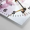 Wanduhr - Quadrat - Glasuhr - blume sommer natur - 40x40cm Produktbild-Vorschau 5