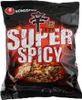A package of Shin Ramyeon Red Super Spicy instant noodles. Produktbild-Vorschau