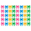 40 clips de fixation en silicone colorés pour accessoires Voir les images du produit 2