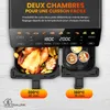 Extralink Air Fryer Dual Basket 10 l friteuse à air chaud Voir les images du produit 7
