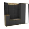 Garderobe LUTON 8 ARTISAN - BLACK 16 - Farbe:Schwarz, Produktbild-Vorschau 1
