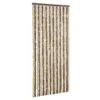 Möbel Fliegenvorhang Dunkelbraun und Beige 56x200 cm Produktbild-Vorschau 2