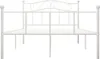 Struttura letto in metallo bianco 140×200 cm Anteprima dell’immagine prodotto 2