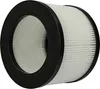 A cylindrical air filter with a black rim and white pleated filter material. Produktbild-Vorschau
