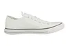A side view of a white low-top sneaker against a white background. Produktbild-Vorschau