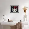 Gerahmtes Poster - Schwarzer Rahmen - Mädchen Rot Hut - Produktbild-Vorschau 6