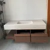 Set di mobili da bagno con lavabo in pietra sinterizzata, Anteprima dell’immagine prodotto 5