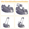 Baby-Hüfthocker-Trage (hochgrau),Hocker + Schultergurt + Produktbild-Vorschau 7
