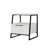 Skye Decor, Pal- Pal DTE, bianco, nero, comodini e Anteprima dell’immagine prodotto 3